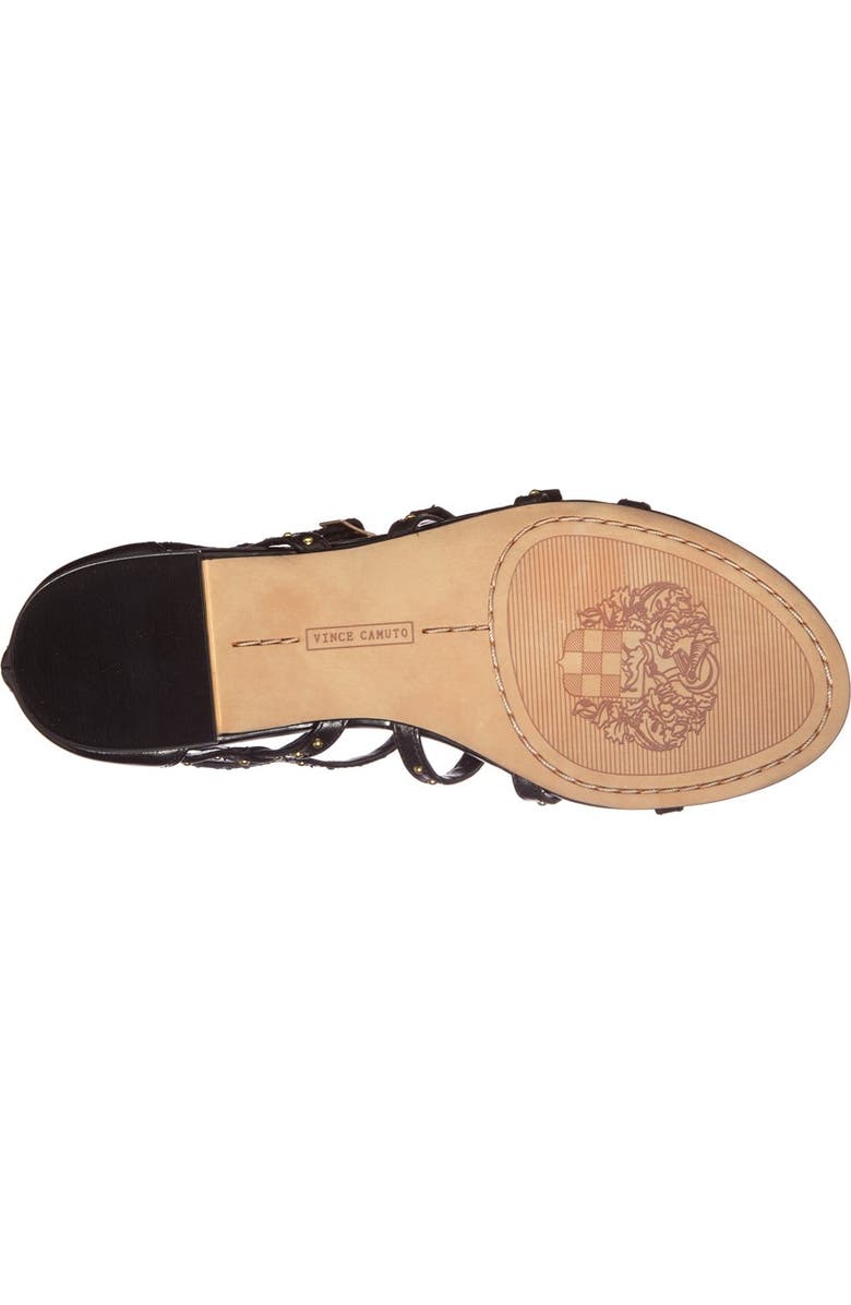 Vince Camuto 'Hevelli' Studded Leather Gladiator Sandal, Alternate, color,