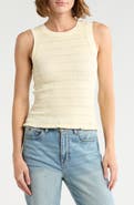 Joie Smocked Crewneck Tank