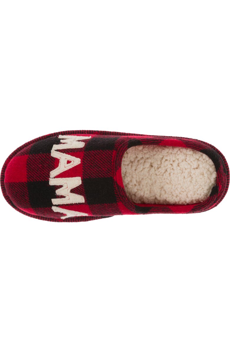 DEARFOAMS Buffalo Check Mama Bear Mom Clog Slipper, Alternate, color,