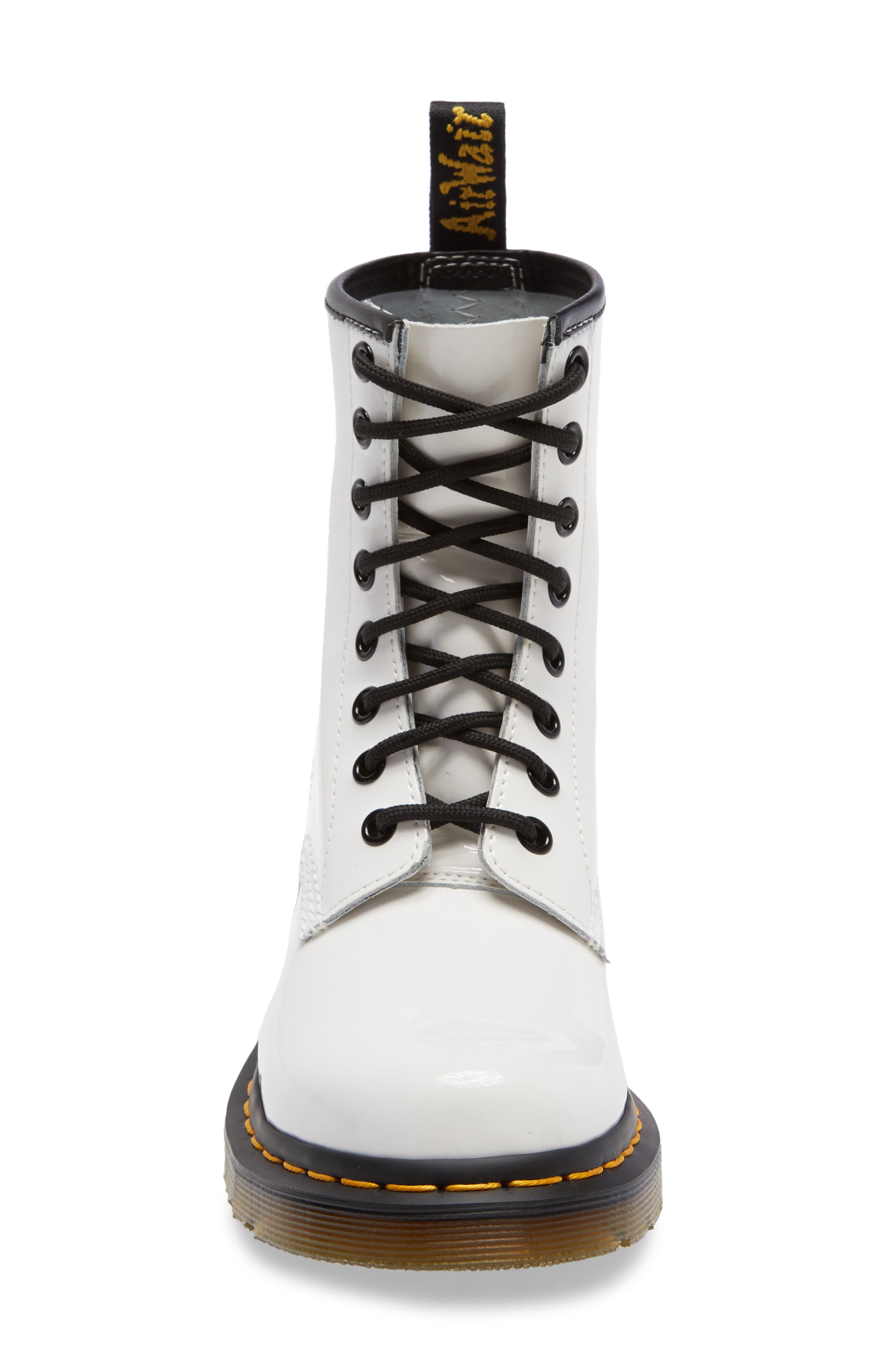 Gender Inclusive 1460 W Boot, Alternate, color, WHITE