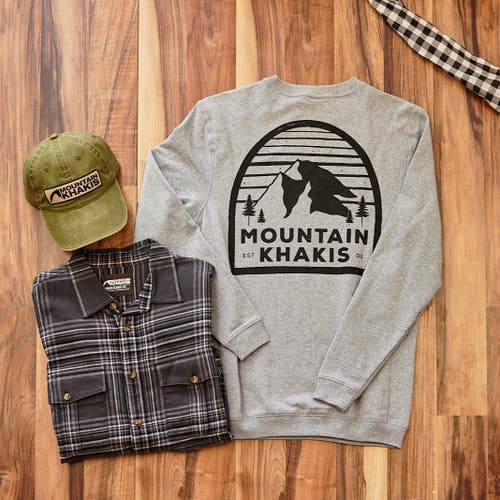 MOUNTAIN KHAKIS MOUNTAIN KHAKIS MOUNTAIN LOGO CREW