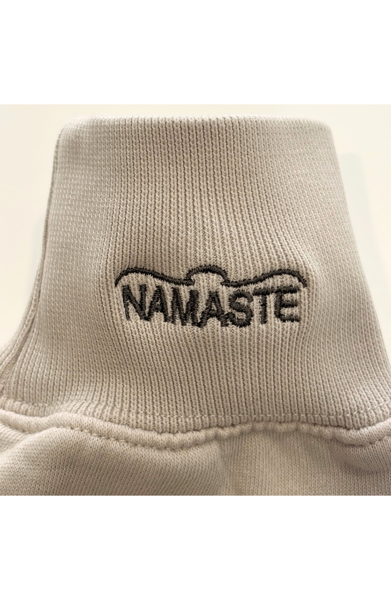 Conscious Ink Om/Namaste Manifest Sweatshirt, Alternate, color, Faded Bone