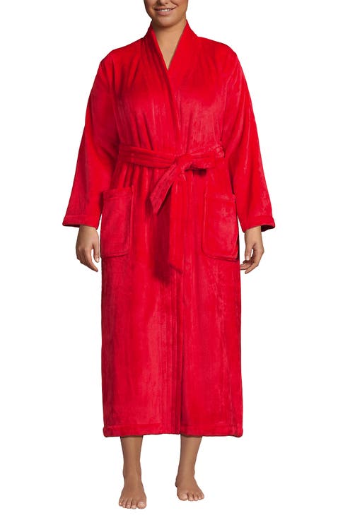 Cozy Plush Long Wrap Robe