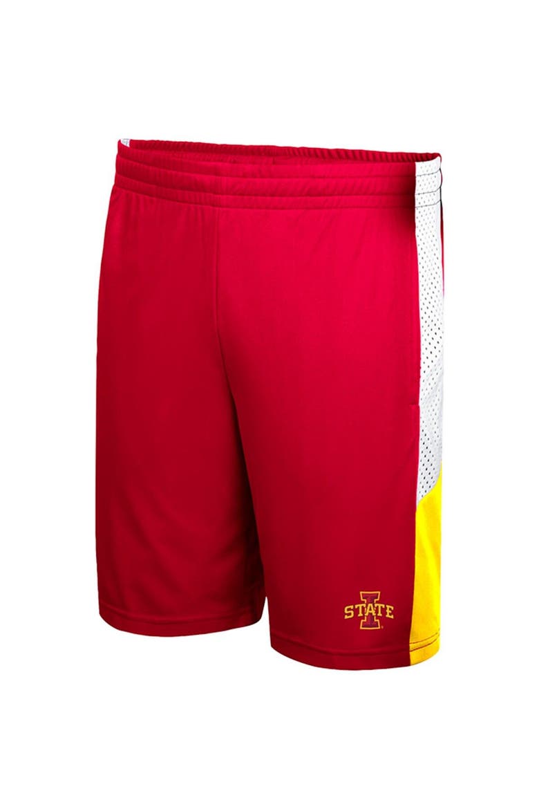 Men's Colosseum Cardinal Iowa State Cyclones Very Thorough Shorts, Alternate, color, Cardinal