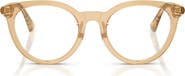 Burberry 50mm Round Optical Glasses