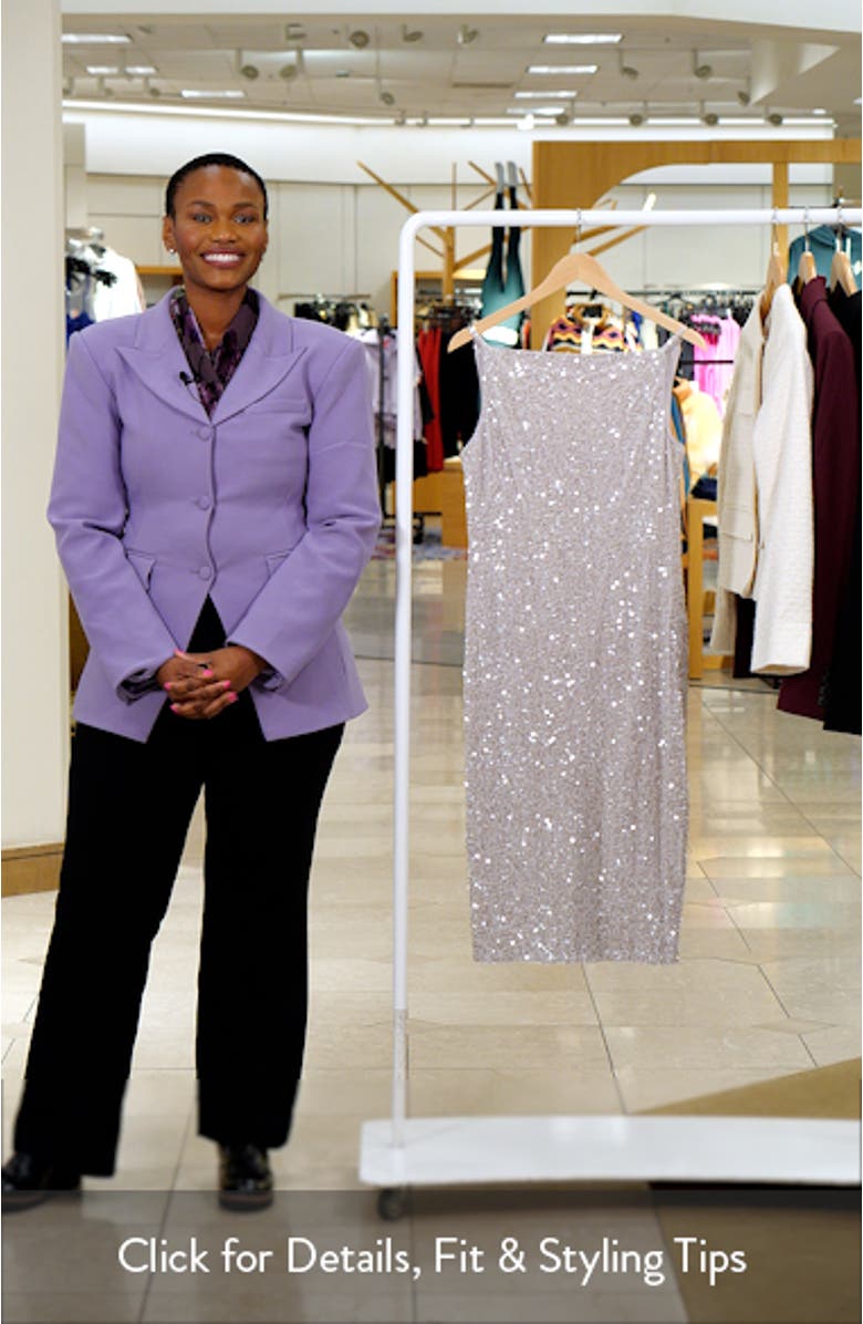 Sequin Cocktail Sheath Dress, sales video thumbnail