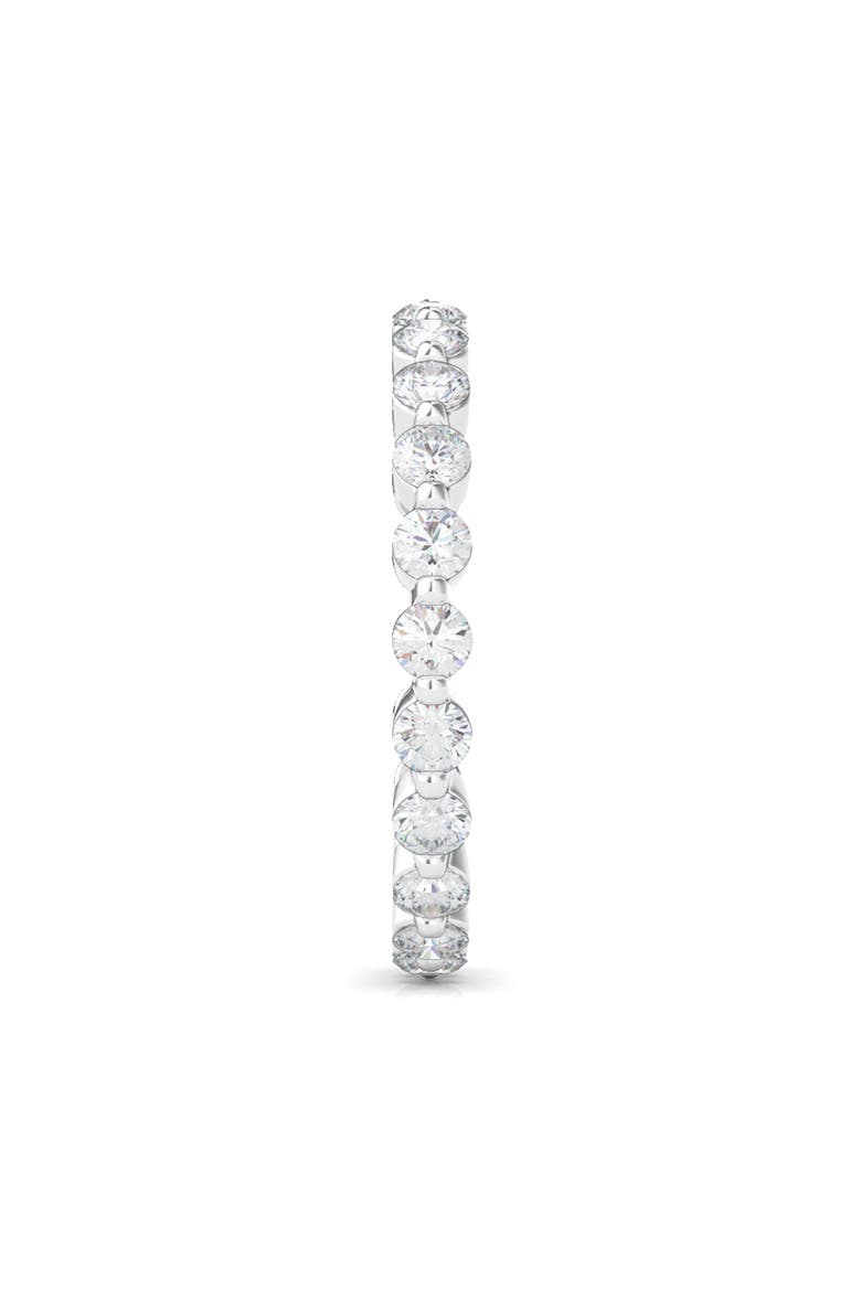 Lab Grown Diamond Single Prong Eternity Band Ring, Alternate, color, WHITE GOLD