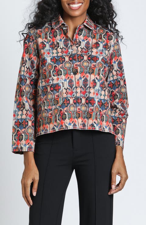 Printed Denim Jacket