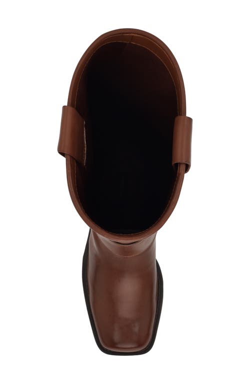 Nine West Women's Fawsta Tall Square Toe Boots In Brown
