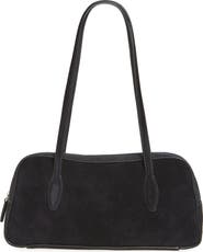 Madewell The Top Zip Suede Shoulder Bag