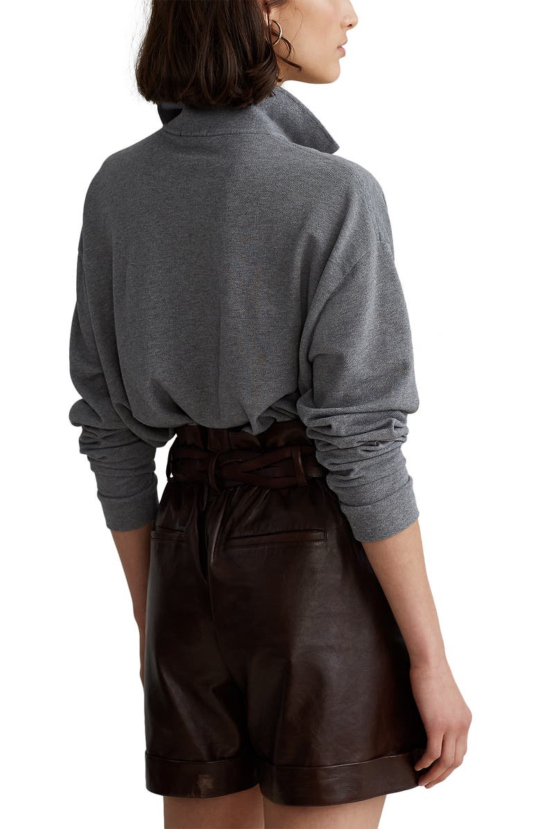 Polo Ralph Lauren Long Sleeve Mesh Polo, Alternate, color, 