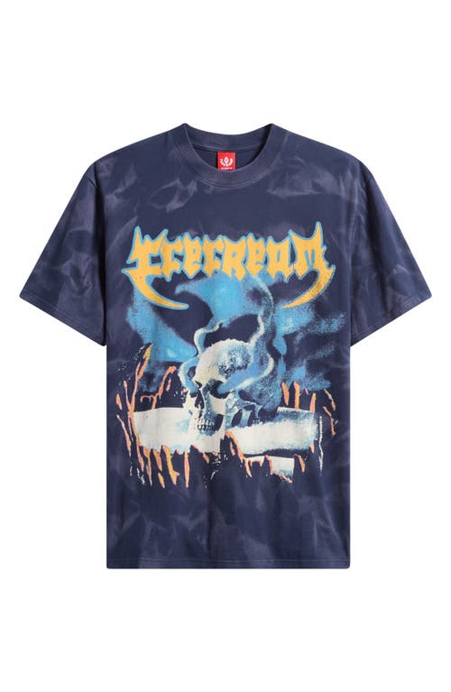 Icecream Oversize Stone Cold Graphic T-shirt In Multi