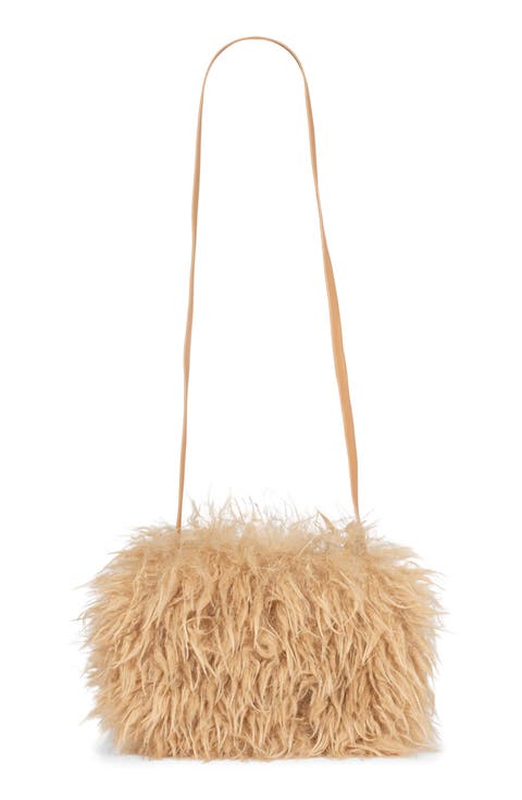 Bestowed Faux Fur Shoulder Bag