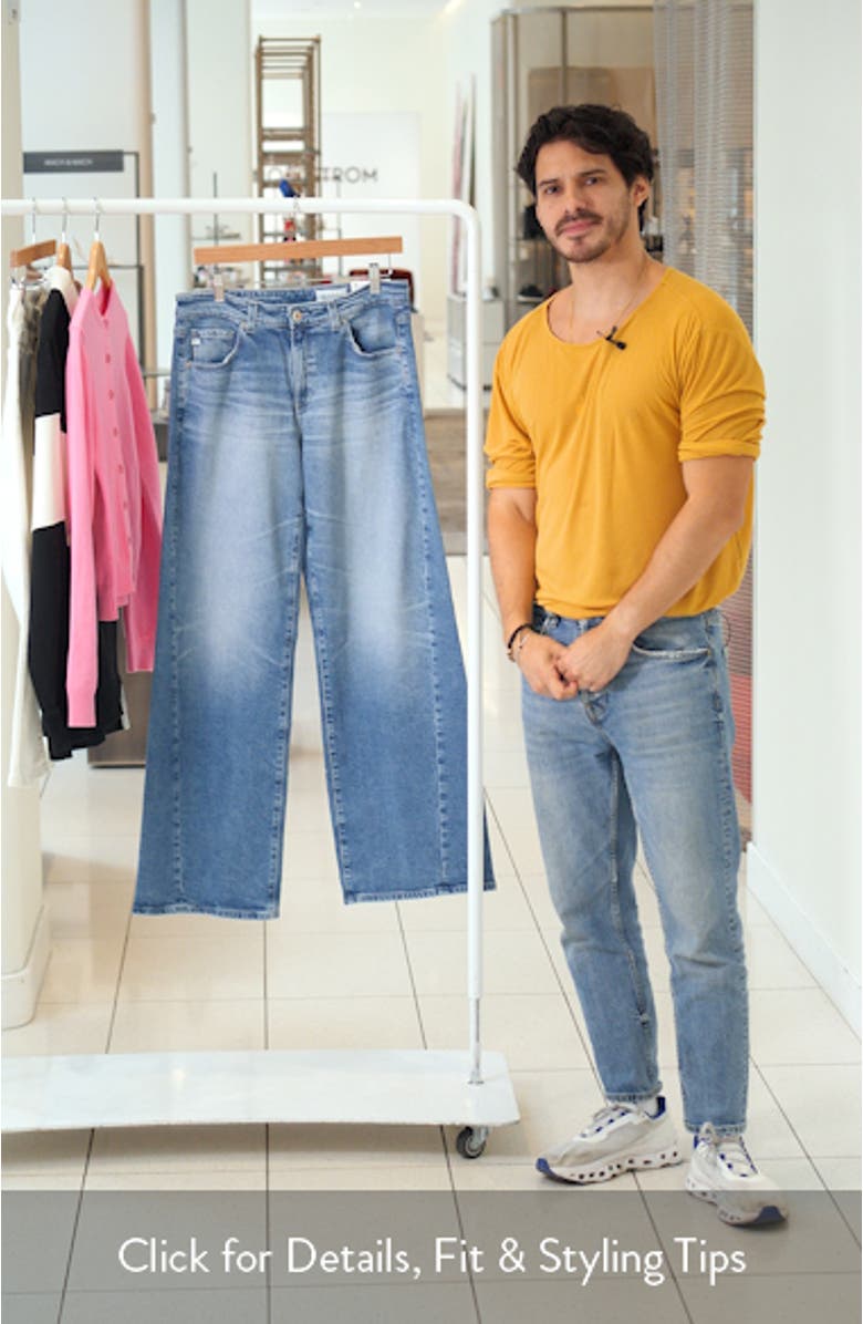 Adria Low Rise Baggy Wide Leg Jeans, sales video thumbnail