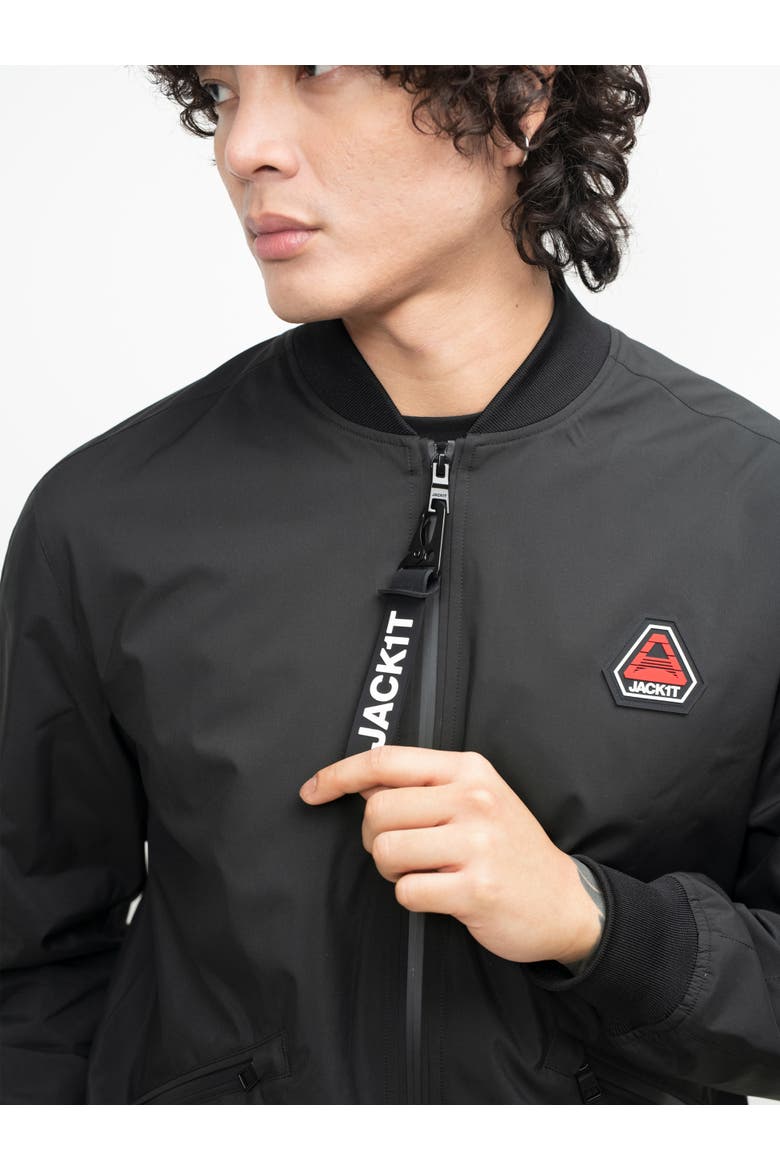 Oberon Tech Bomber Jacket, Alternate, color, Black