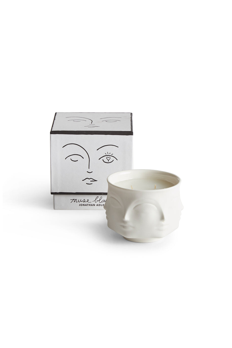 Muse Blanc Candle, Alternate, color, White