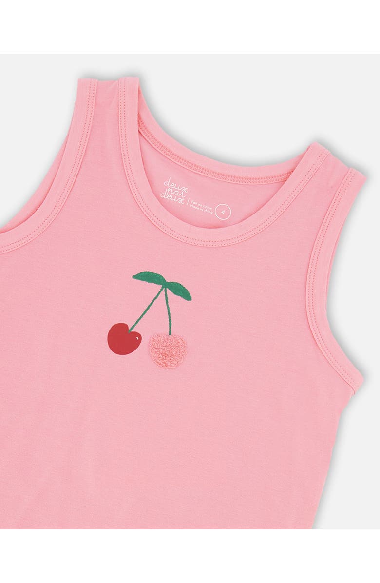 Deux par Deux Organic Cotton Jersey Sleeveless Tank Top, Alternate, color, Pink