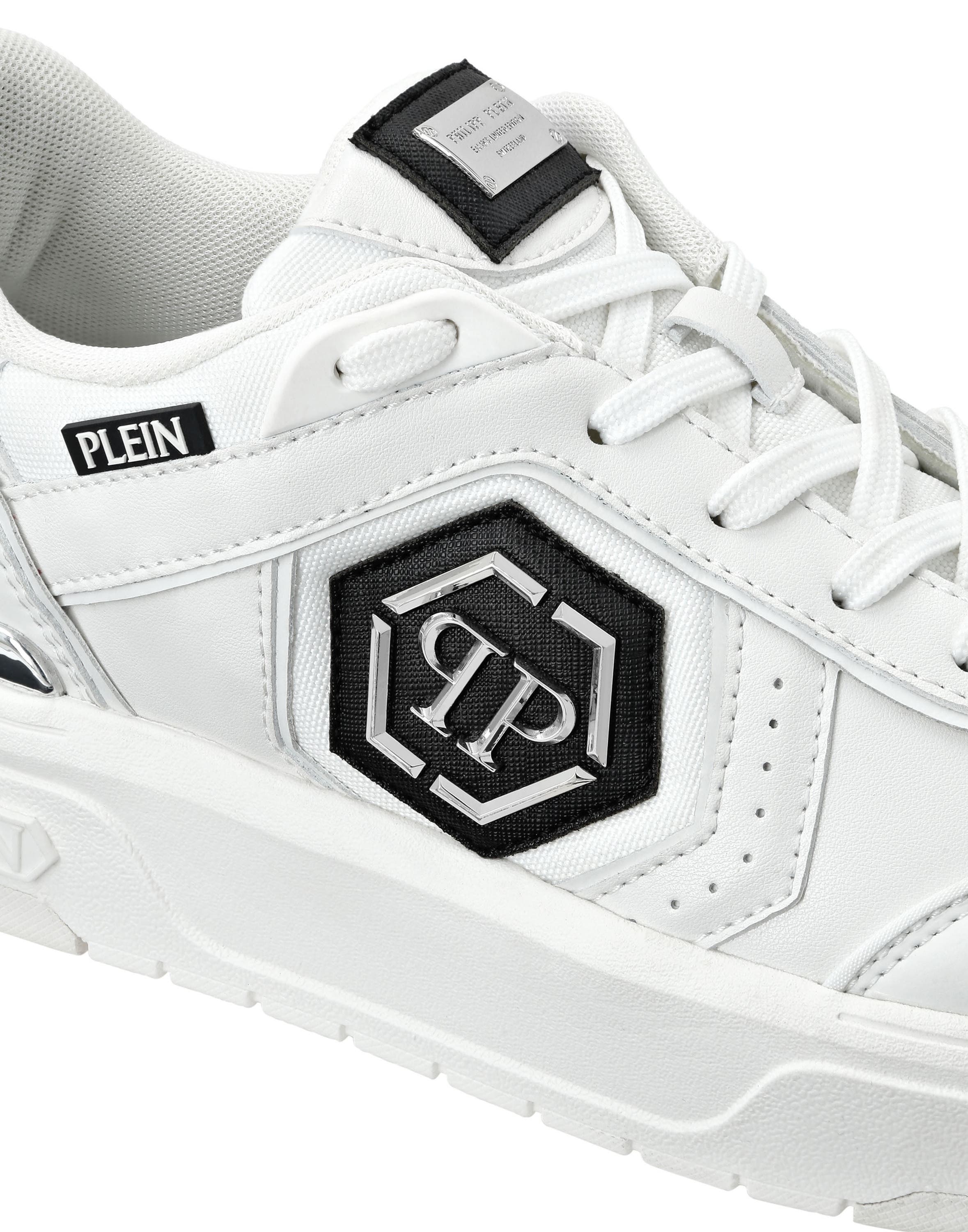 Lo-Top Sneakers Predator Mix Material Unisex, Alternate, color, white