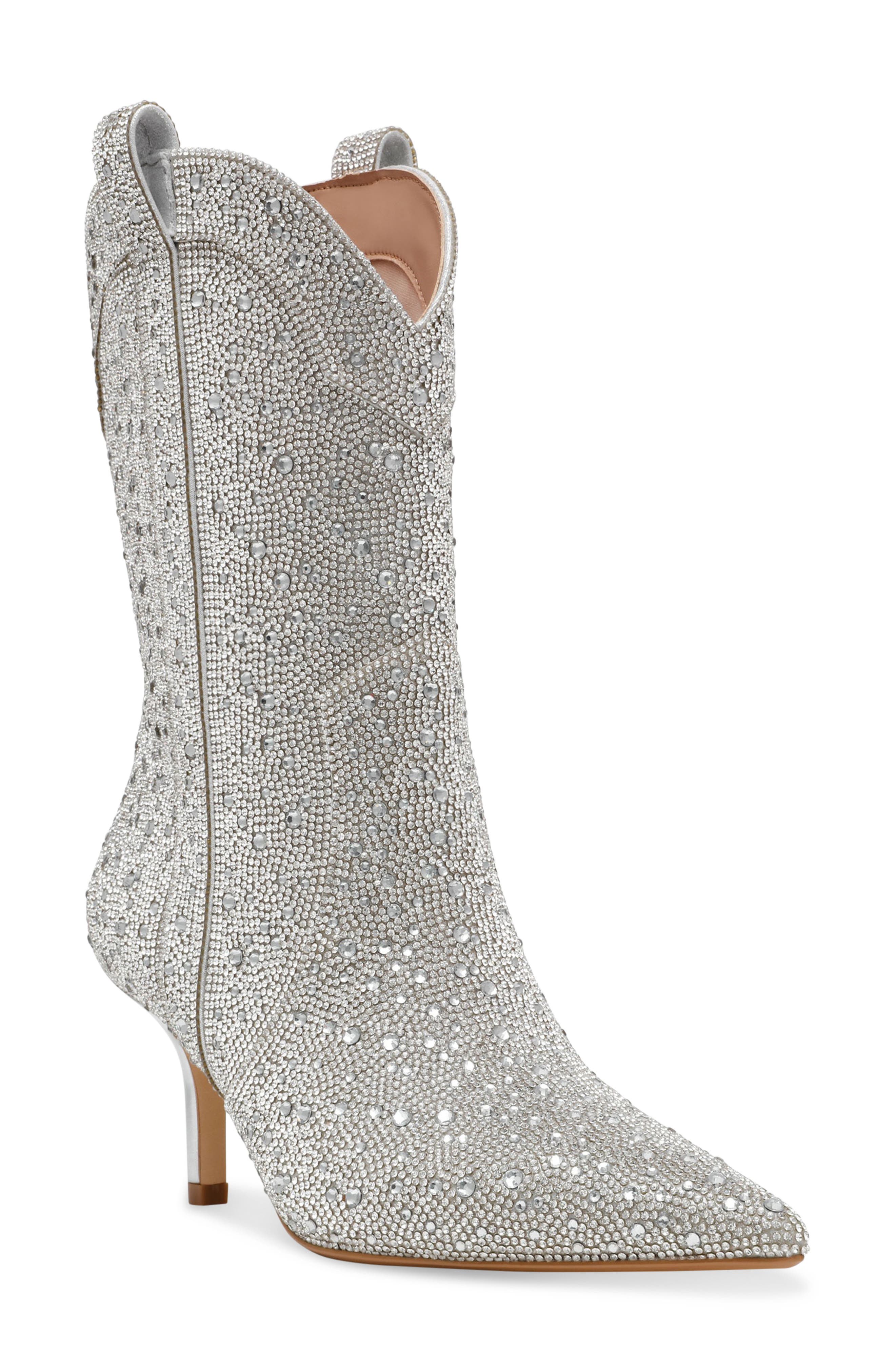 Steve Madden Leigha Pointed Toe Western Boot, Main, color, 