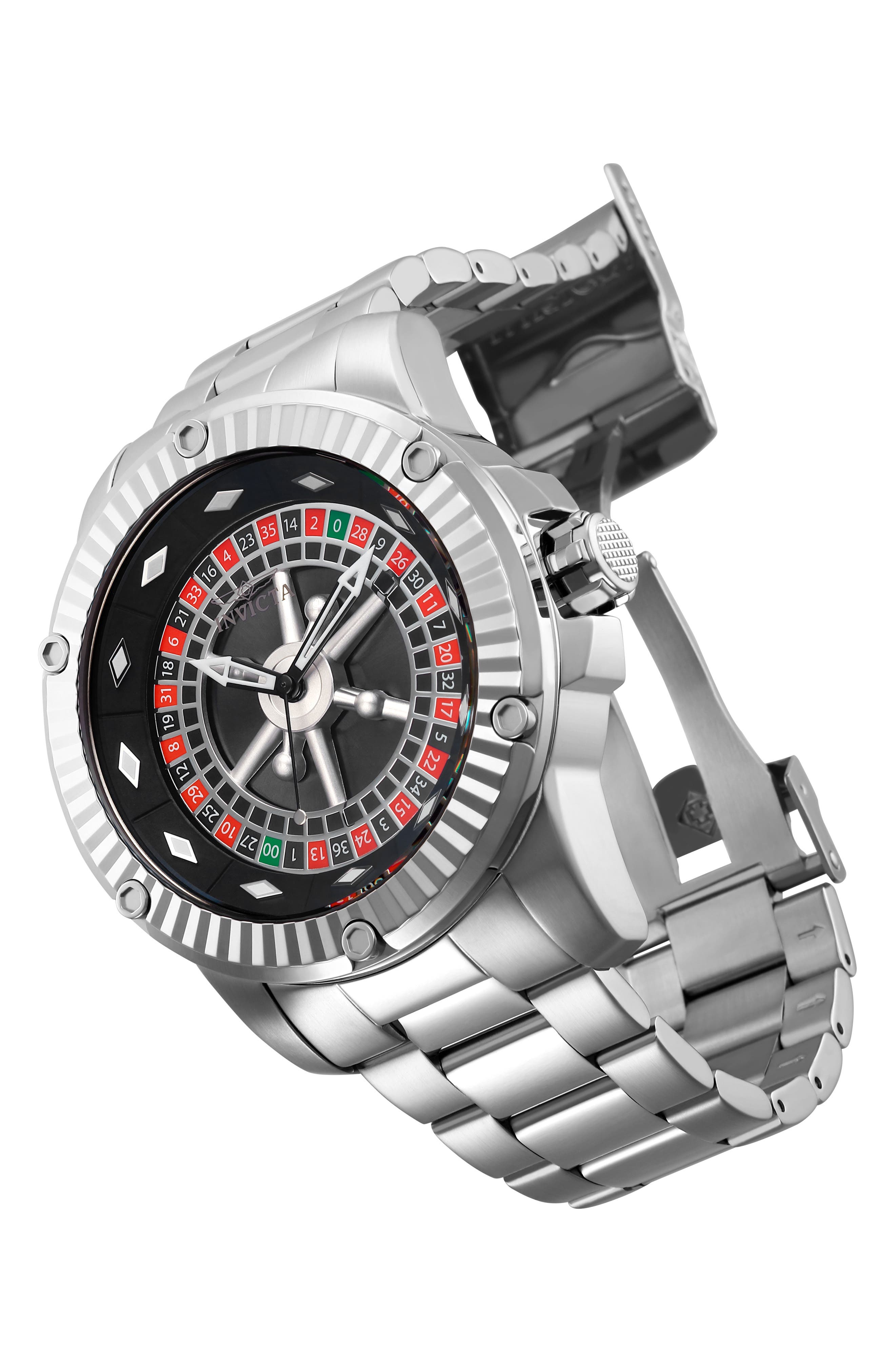 Specialty Automatic Stainless Steel Bracelet Watch, 52mm