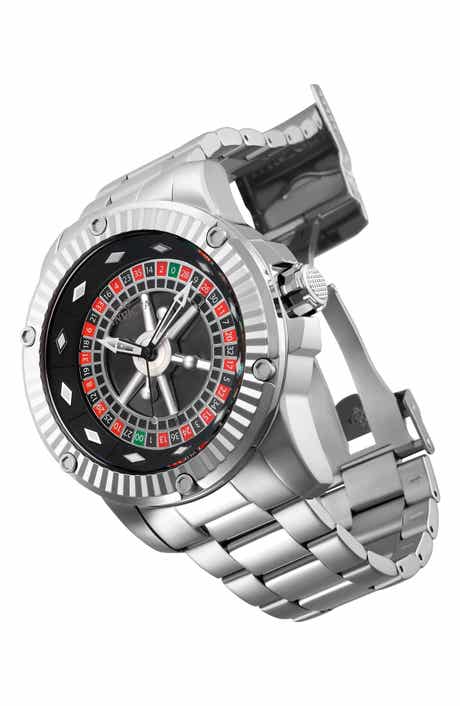 Specialty Automatic Stainless Steel Bracelet Watch, 52mm