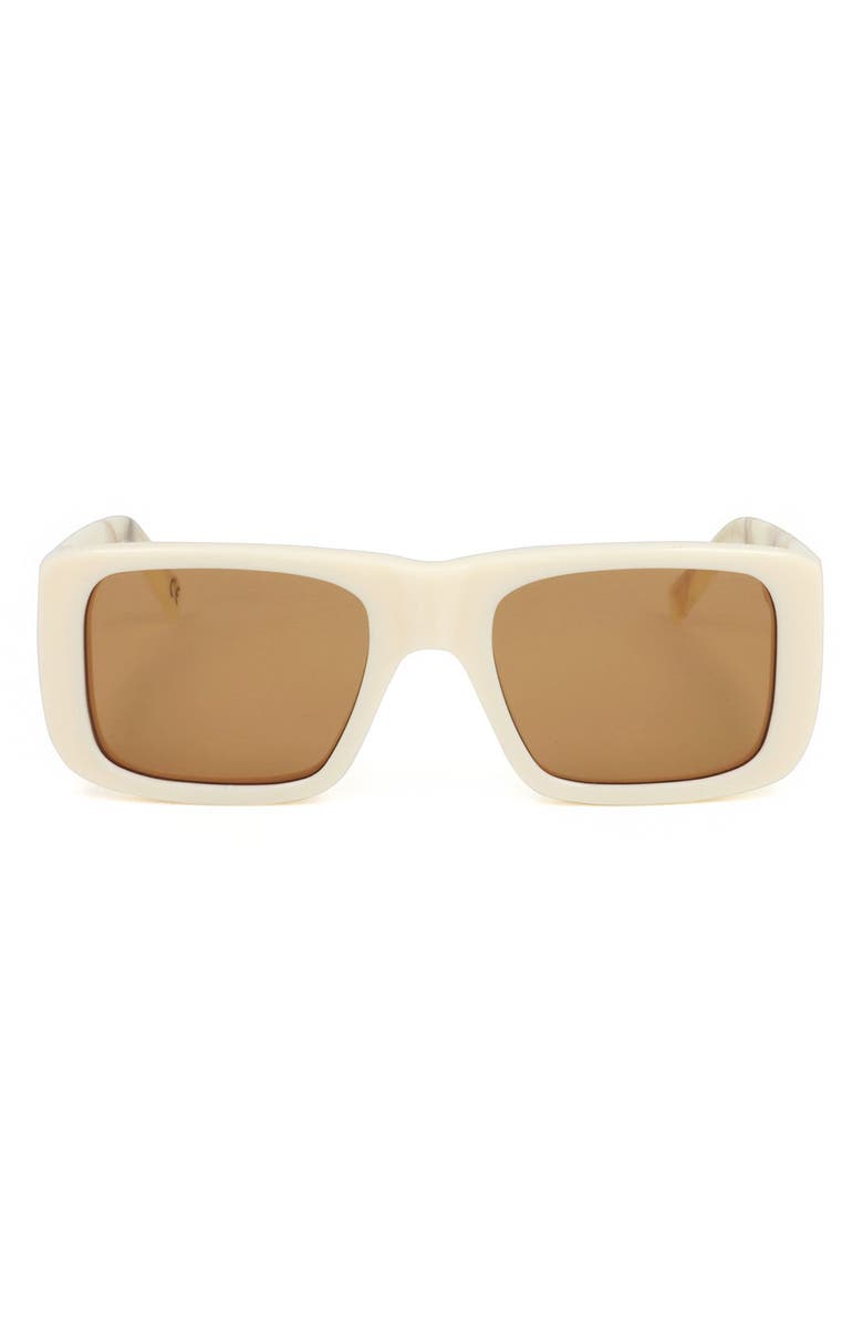 SUPER by RETROSUPERFUTURE<sup>®</sup> 52mm Square Sunglasses, Main, color, Cream