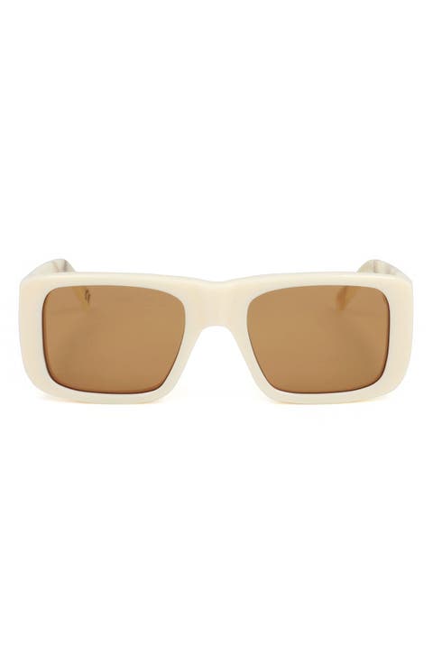 52mm Square Sunglasses