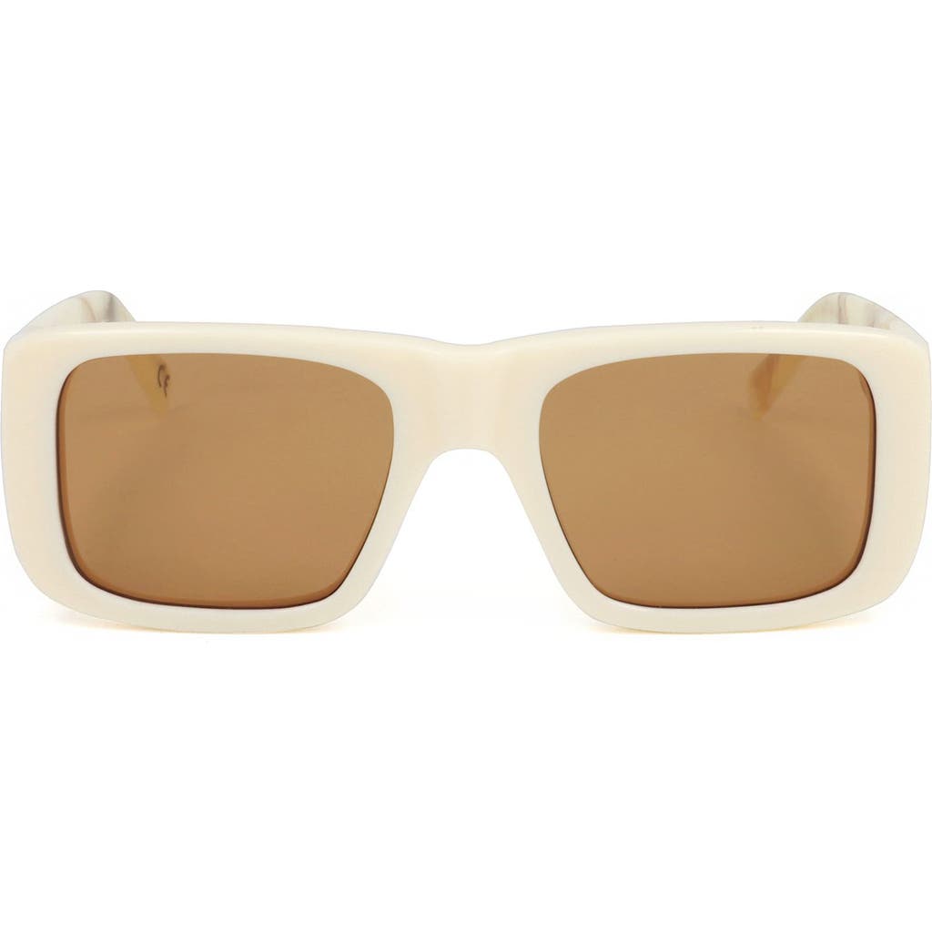 SUPER by RETROSUPERFUTURE® 52mm Square Sunglasses in Cream at Nordstrom Rack