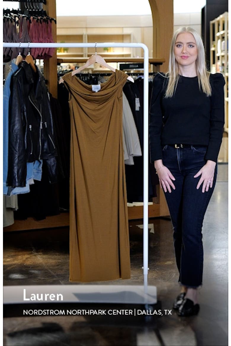 Jamen One Shoulder Knit Dress video