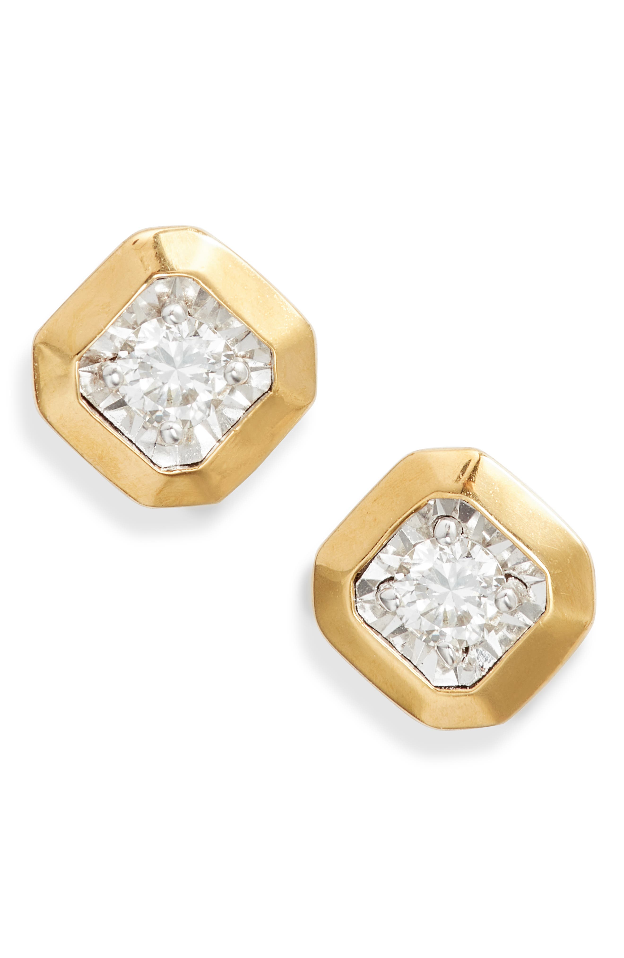 18CT GOLD VERMEIL / LAB DIA