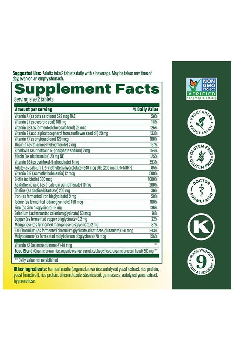 Advanced Multivitamin for Women 40+, Doctor Formulated, Vegetarian, 120 Tablets, Alternate, color, None