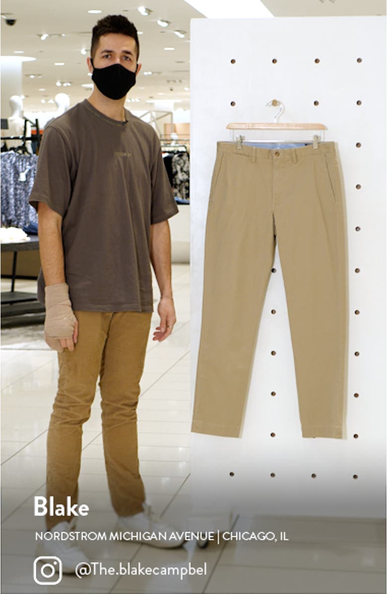 Men's Bedford Straight Fit Chino Pants, sales video thumbnail