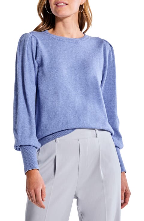 Pleat Shoulder Sweater