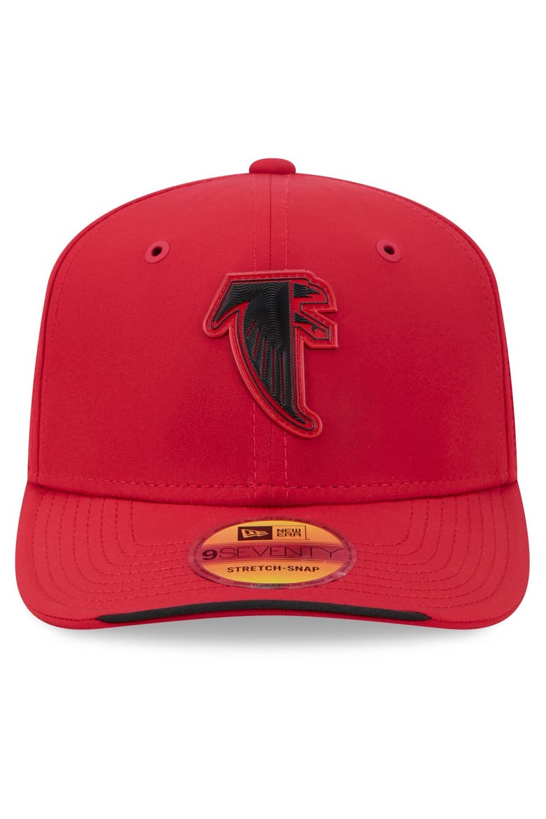 Men's New Era Red Atlanta Falcons 2026 Sideline Throwback 9SEVENTY Adjustable Hat, Alternate, color, Red