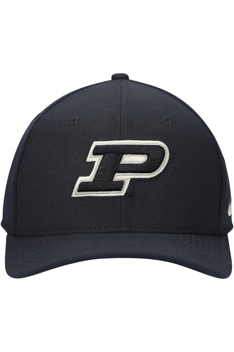Men's Nike Black Purdue Boilermakers Classic99 Swoosh Performance Flex Hat, Alternate, color, Black
