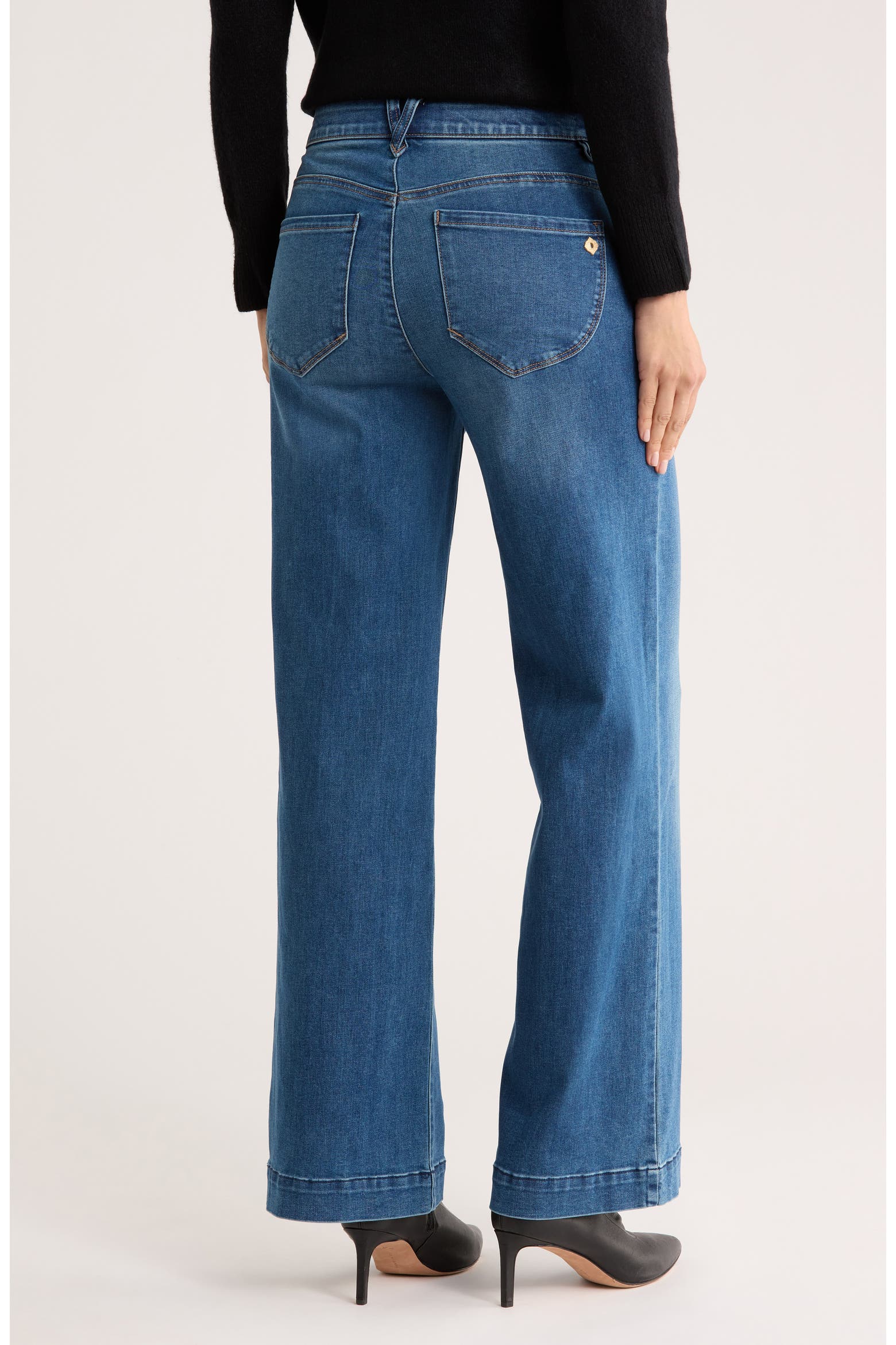 AB Tech High Waist Wide Leg Jeans (Women) | Nordstromrack