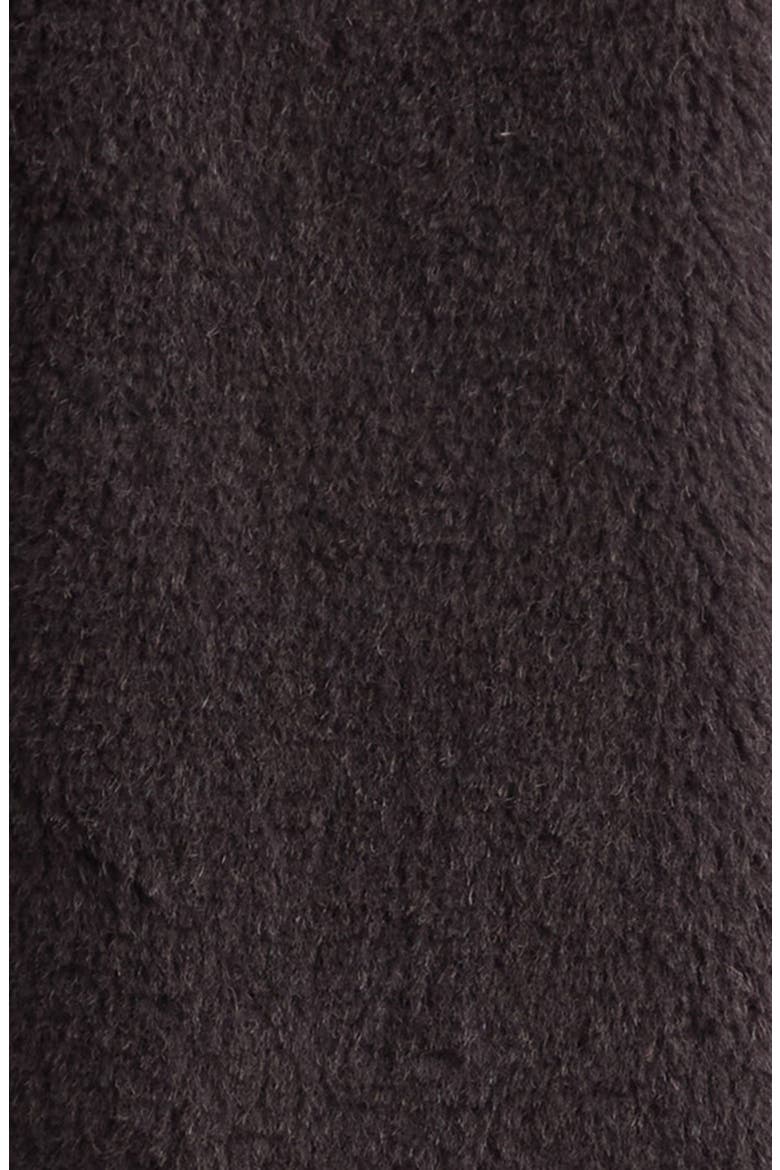 Tedgirl Oversize Double Breasted Alpaca Blend Coat, Alternate, color, DARK BROWN