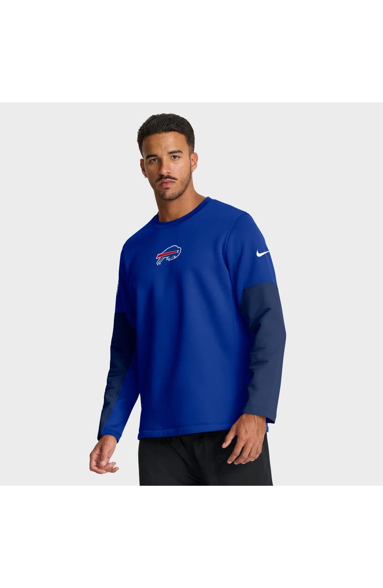 Nike Men's Nike Royal Buffalo Bills Sideline Coach Therma-FIT Long Sleeve T-Shirt, Main, color, Royal