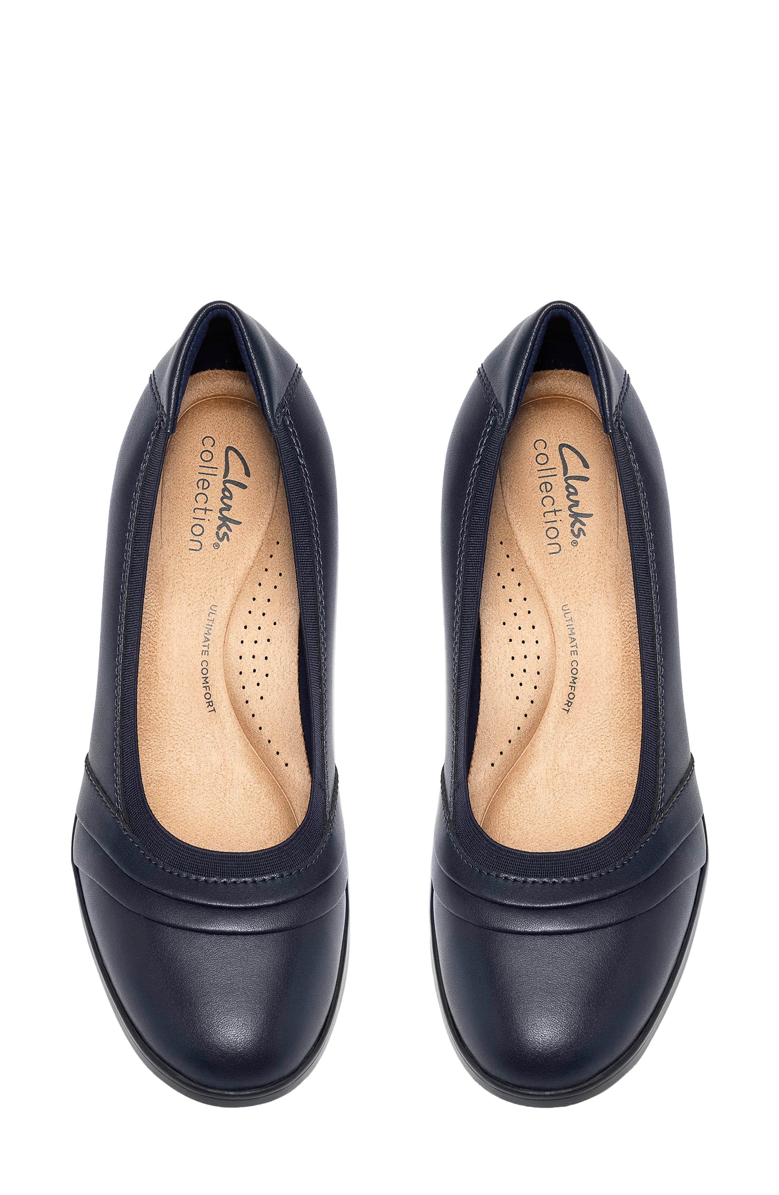 Emily 2 Gracie Pump, Alternate, color, NAVY LEATHER