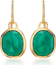 Monica Vinader Siren Bezel Set Drop Earrings