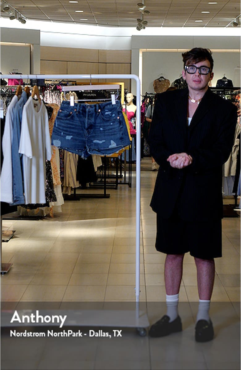 501<sup>®</sup> Original High Waist Cutoff Denim Shorts, sales video thumbnail