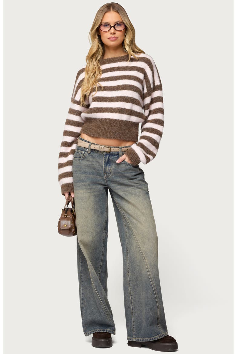 Washed Low Rise Baggy Wide Leg Jeans, Alternate, color, BLUE-VINTAGE-WASHED