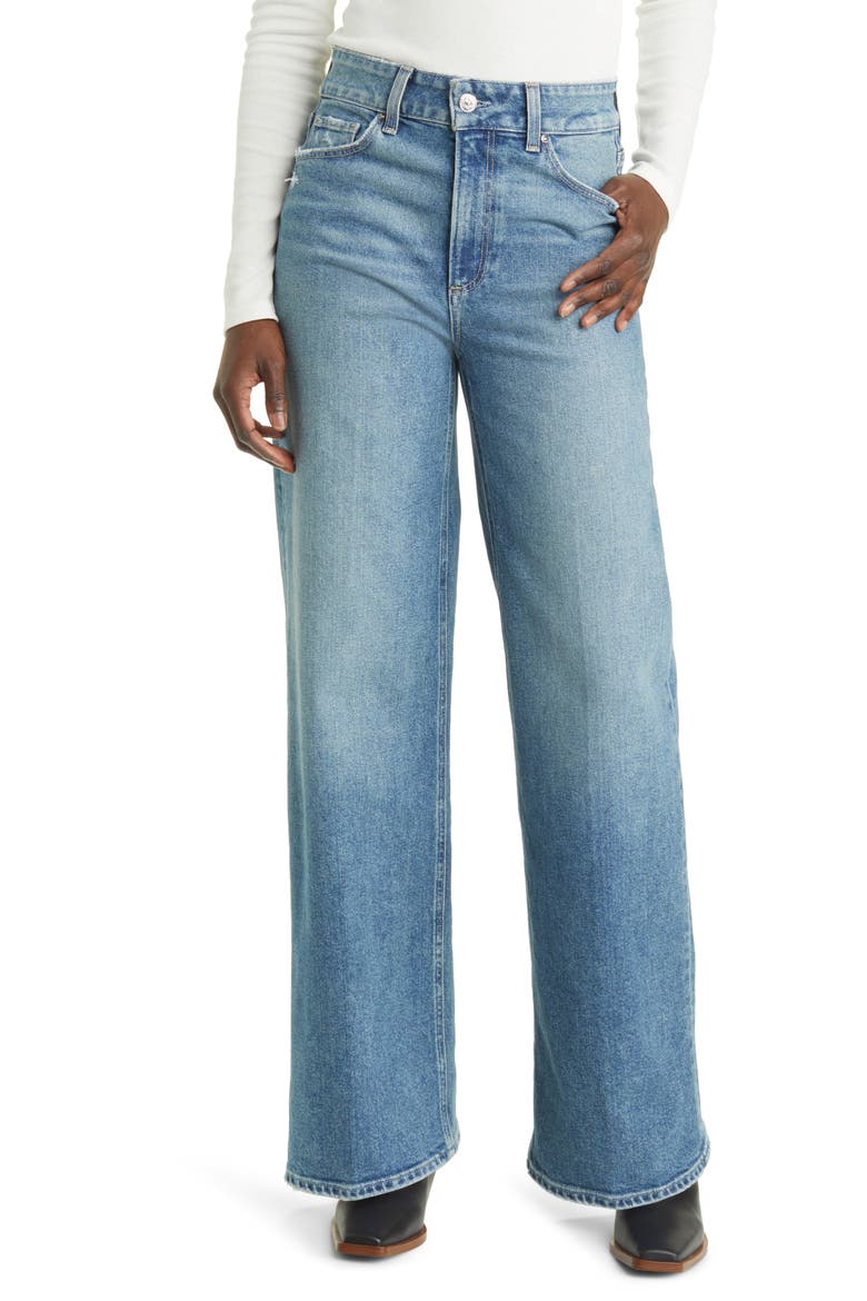 Sasha High Waist Wide Leg Jeans, Main, color, STRYBKDIST
