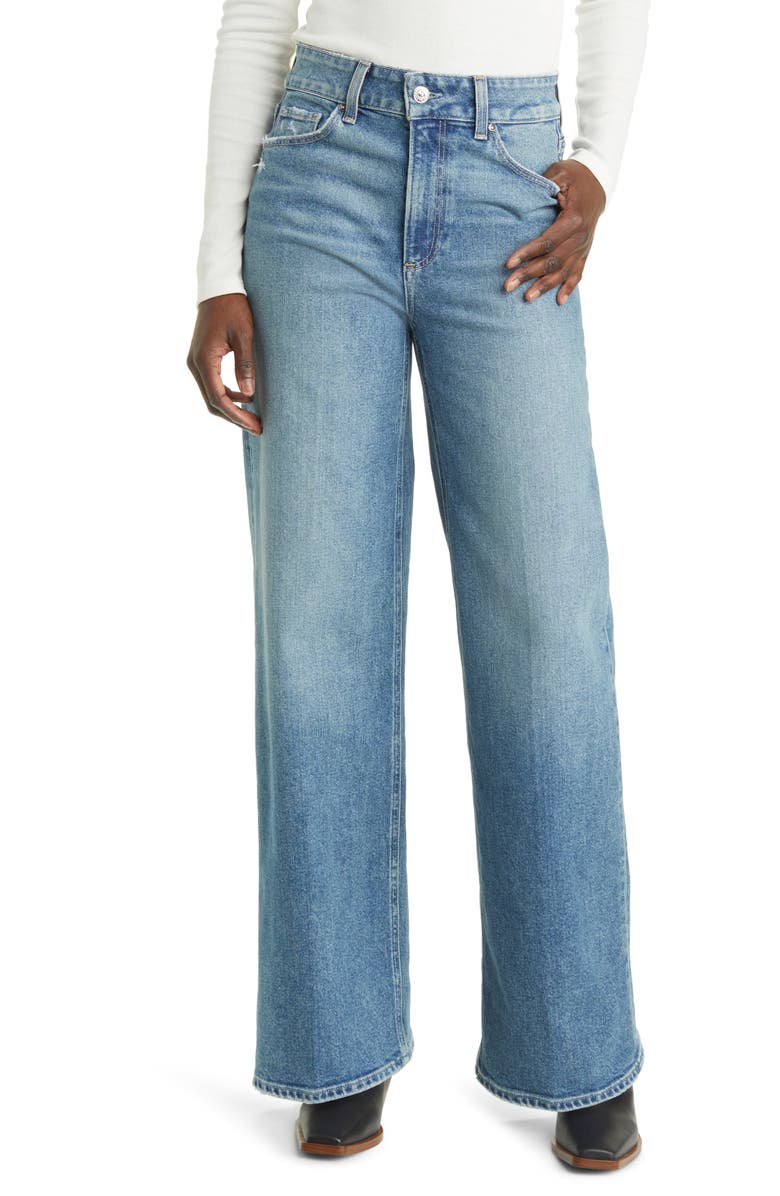 PAIGE Sasha High Waist Wide Leg Jeans, Main, color,