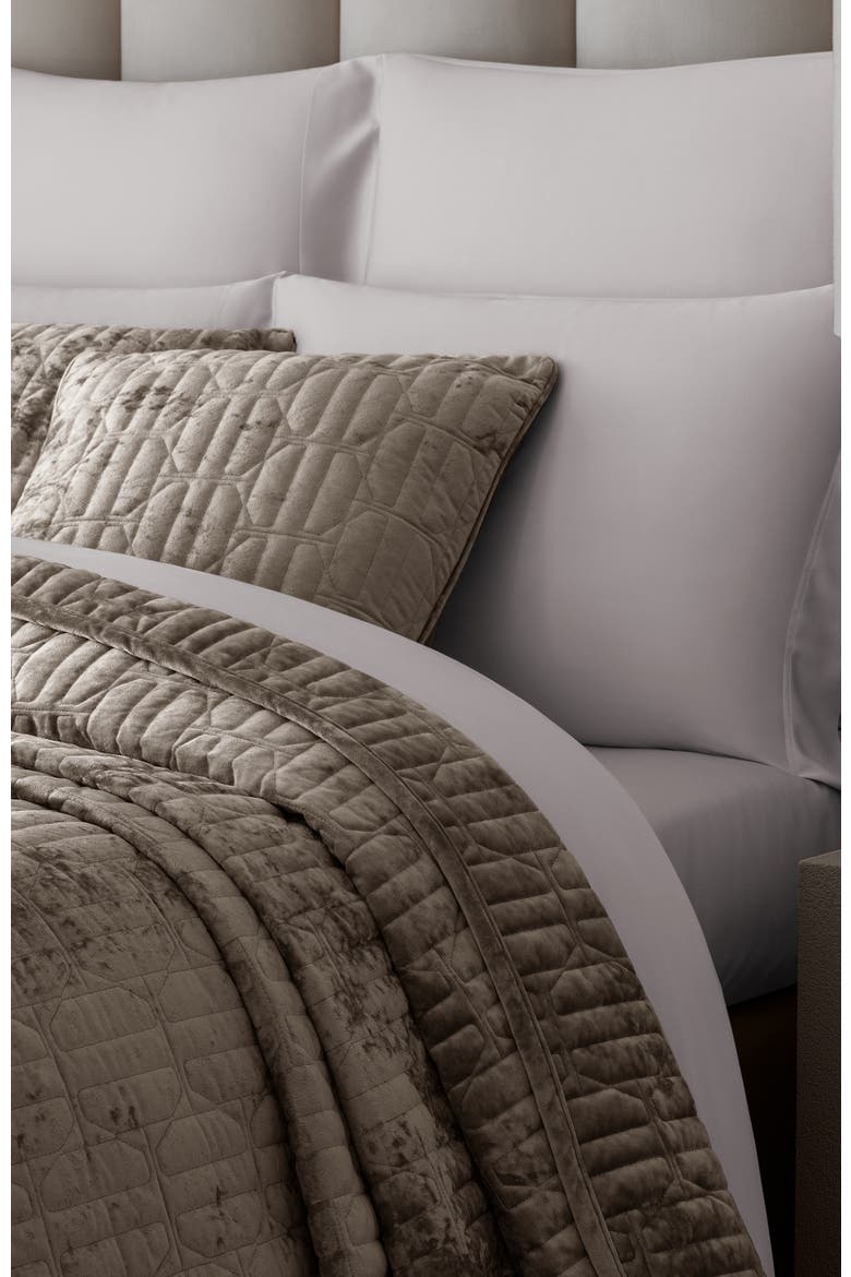 Arnas Bedcover, Alternate, color, Brown