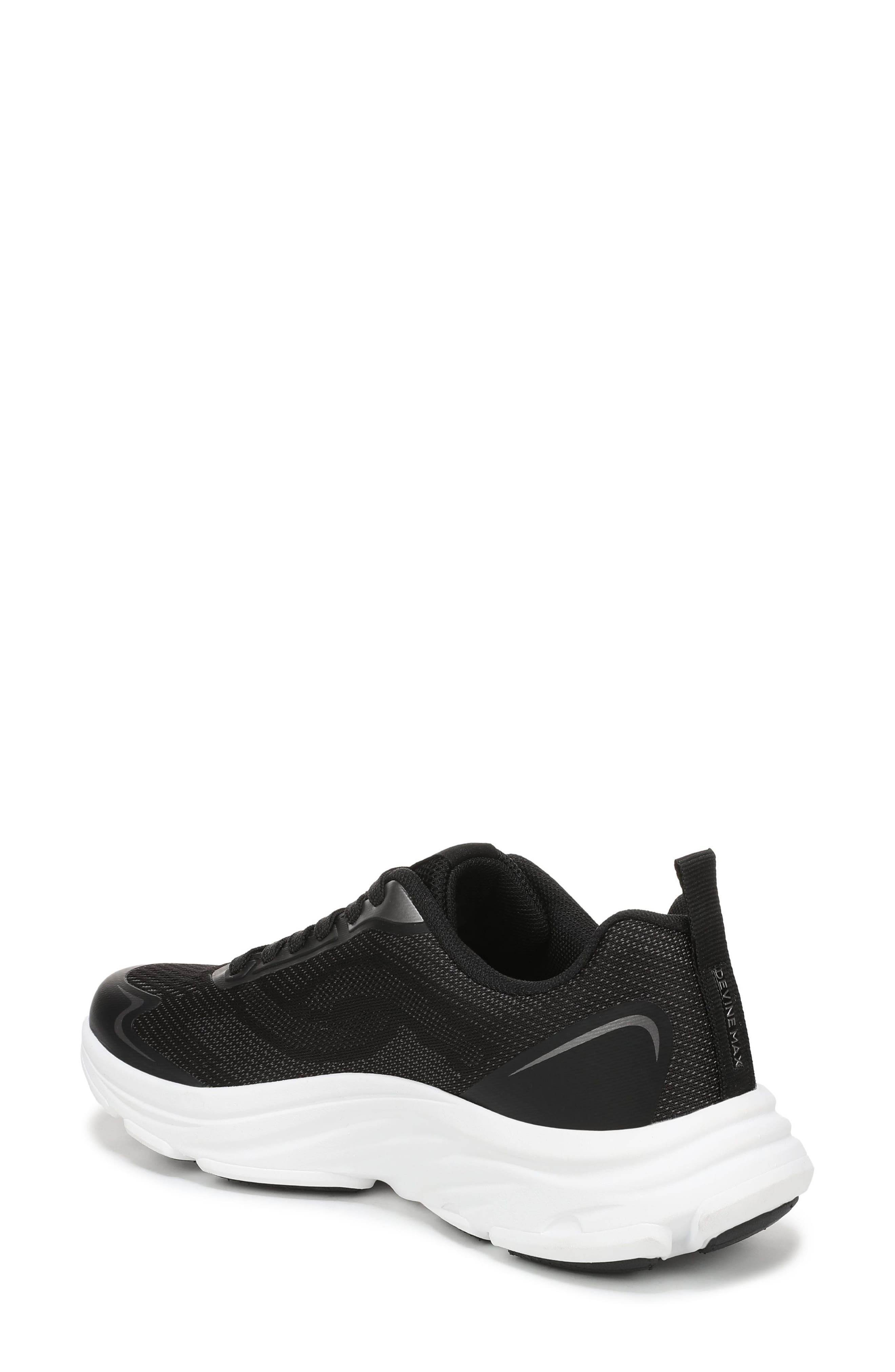 Devine Max Walking Shoe, Alternate, color, BLACK MESH
