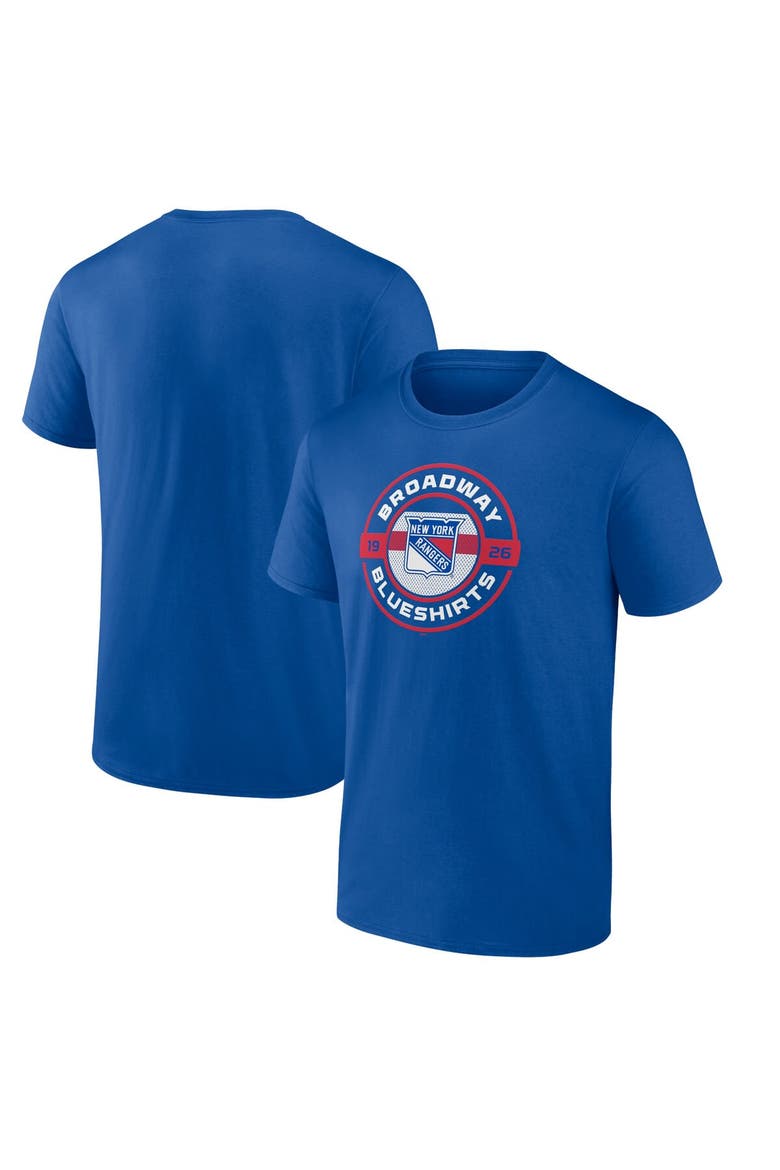 Men's Fanatics Branded Blue New York Rangers Local Domain T-Shirt, Alternate, color, Blue