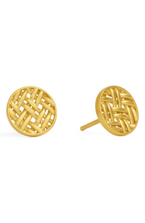Cinta Woven Stud Earrings
