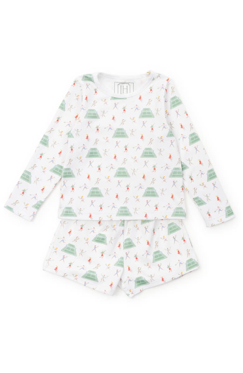 Lila and Hayes Sophie Girls' Short Set, Main, color, Garden Trellis