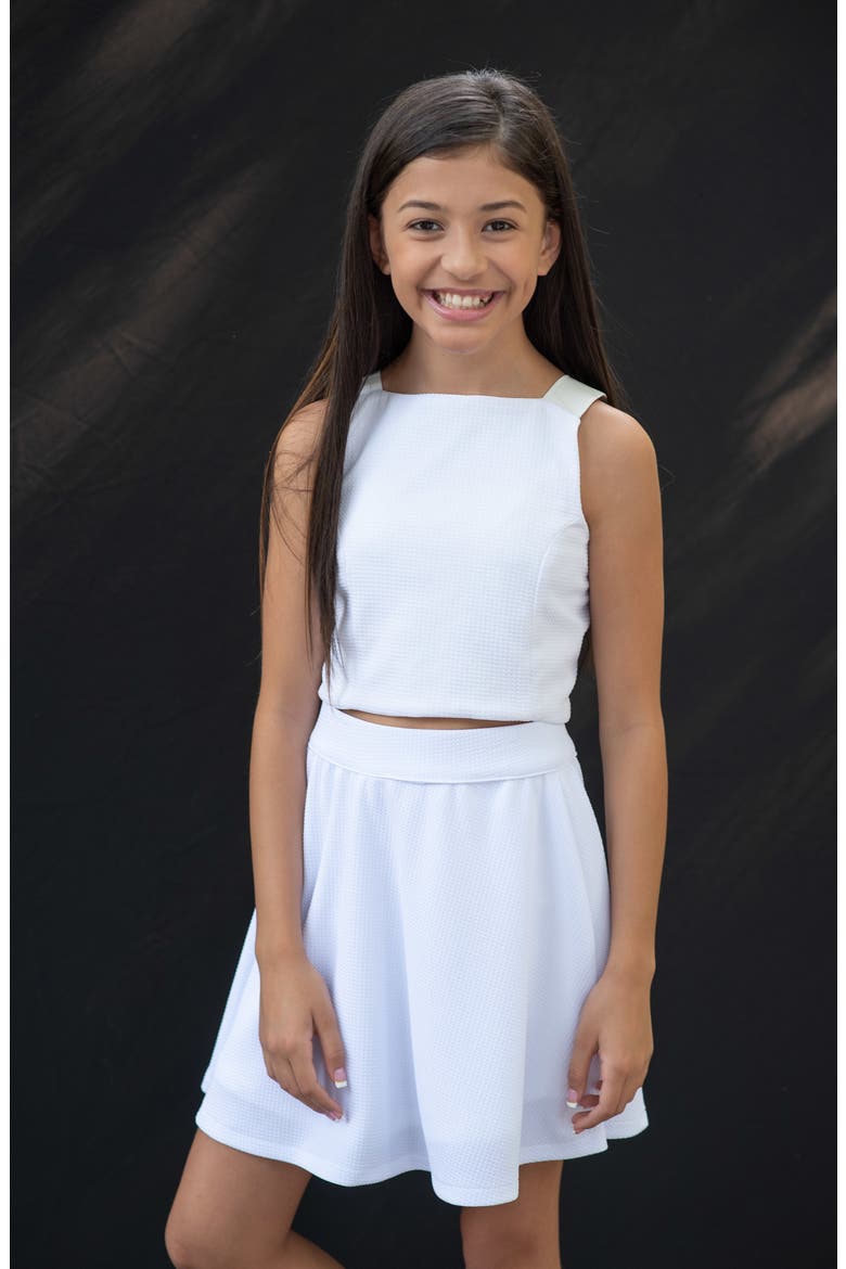 Two-Piece Dress, Alternate, color, WHITE